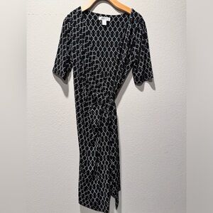 Motherhood maternity wrap maternity dress